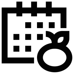 Diet Calendar Icon