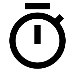 Timer Line Icon