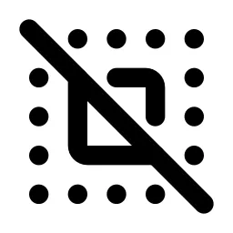 Deselect Line Icon