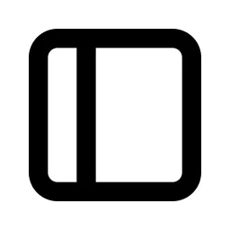 Layout Sidebar Line Icon