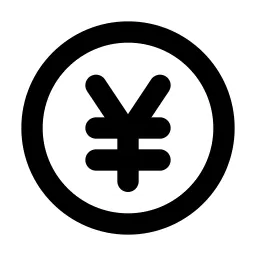 Coin Yen Line Icon