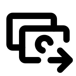Cash Move Line Icon