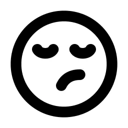 Mood Annoyed 2 Line Icon