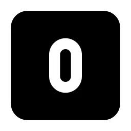 Square Letter O Icon