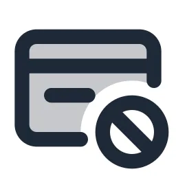 Creditcard Block Duotone Icon