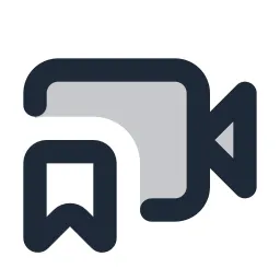 Video Bookmark Duotone Icon