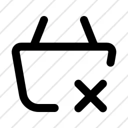 Remove From Basket 2 Icon