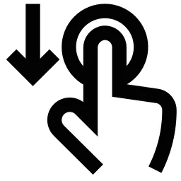 Drag Down Icon