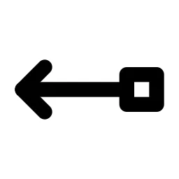 Arrow Left Square Line Icon