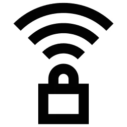 Wireless Padlock Icon