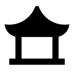 Ancient Pavilion Fill Icon