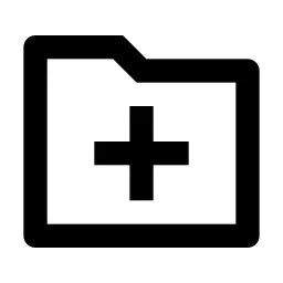 Folder Add Line Icon