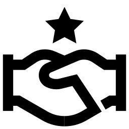 Star Handshake Icon