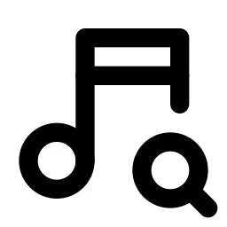 Music Search Line Icon