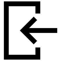 Import Arrow Left Icon