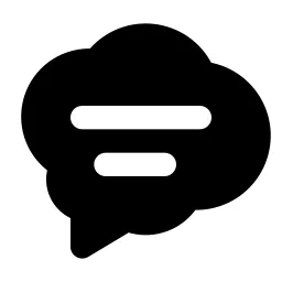 Bubble Text Icon