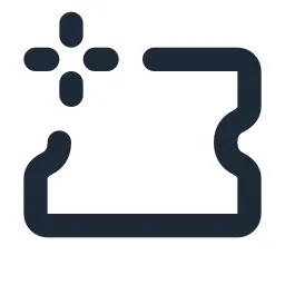 Ticket 2 New Line Icon