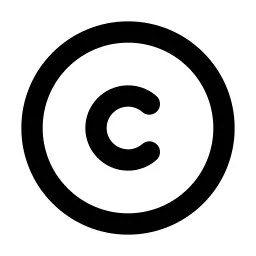 Copyright Line Icon