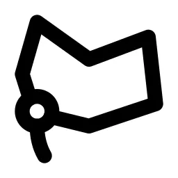 Lasso Polygon Line Icon