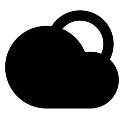 Sun Cloudy Fill Icon