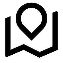 Road Map Line Icon