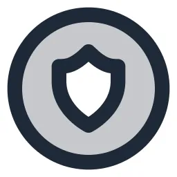Shield Circle Duotone Icon