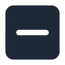 Minus Box Solid Icon