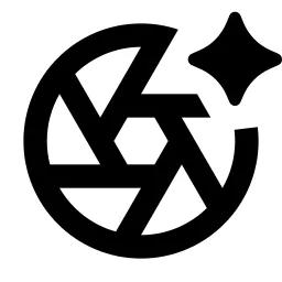 Camera Lens Ai Line Icon