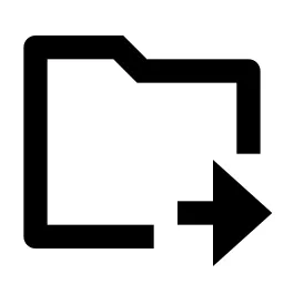 Folder Shared Line Icon