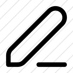 Pencil Line Icon