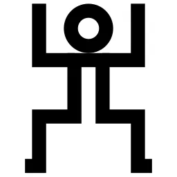 Goddess Squat Pose Icon