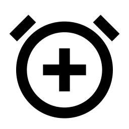 Alarm Add Line Icon