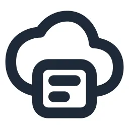 Cloud Printer Line Icon