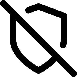 Shield Off Icon