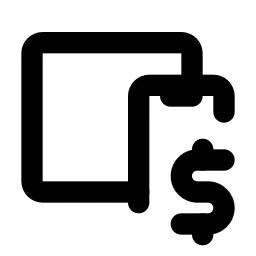 Devices Dollar Line Icon