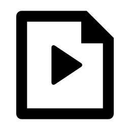 File Video Line Icon