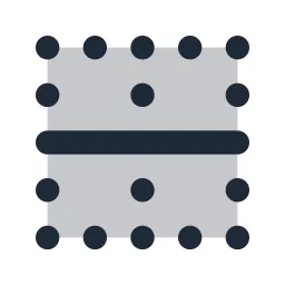 Border Horizontal Duotone Icon