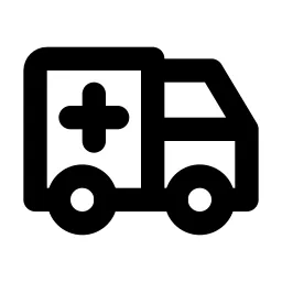 Ambulance Line Icon