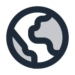 Globe Earth 2 Duotone Icon