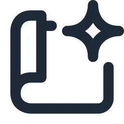 Ai Map Fold Line Icon