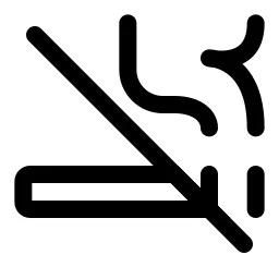 Cigarette Slash Icon