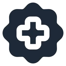 Badge Medical Solid Icon
