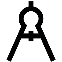 Compass Geometry Icon