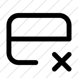 Column Wide Half Remove Icon