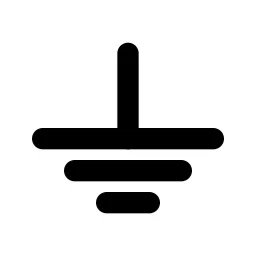 Circuit Ground Line Icon