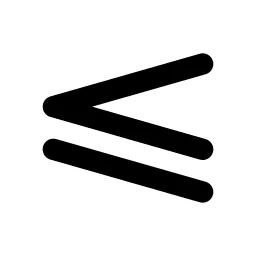 Math Equal Lower Line Icon
