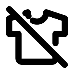 Shirt Off Line Icon