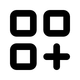 Layout Grid Add Line Icon