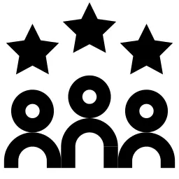 Accounts Group Star Rating Icon