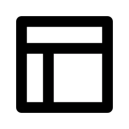 Layout 3 Line Icon